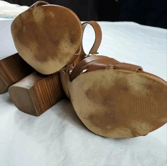 Aldo Gaclya Sandal Brown Size 7 - Picture 3 of 16